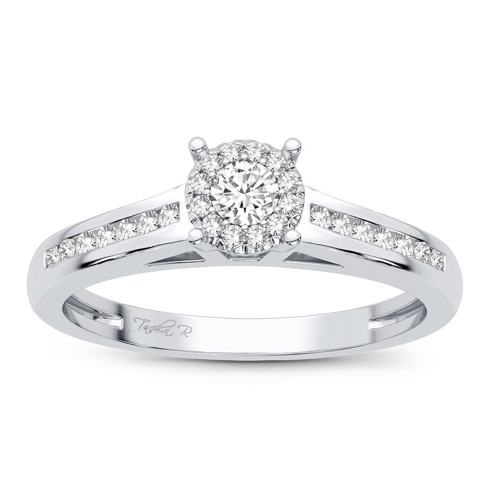 10K 0.22CT Diamond Ring