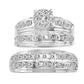 14K 1.08CT Diamond TRIO SET