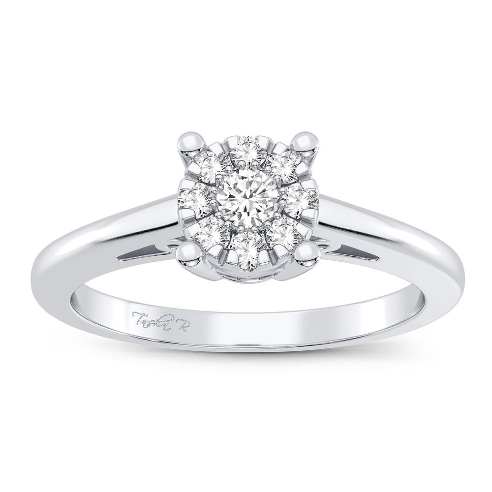 10K 0.14CT Diamond Ring