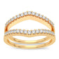 14K 0.25CT Diamond Ring Guard