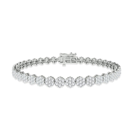 14K 3.00ct Diamond Bracelet