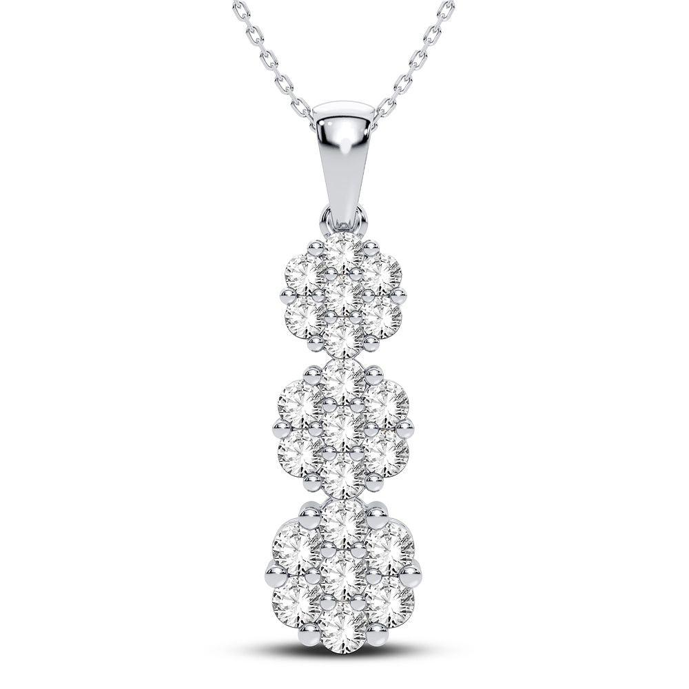 10K 1.37CT Diamond Pendant