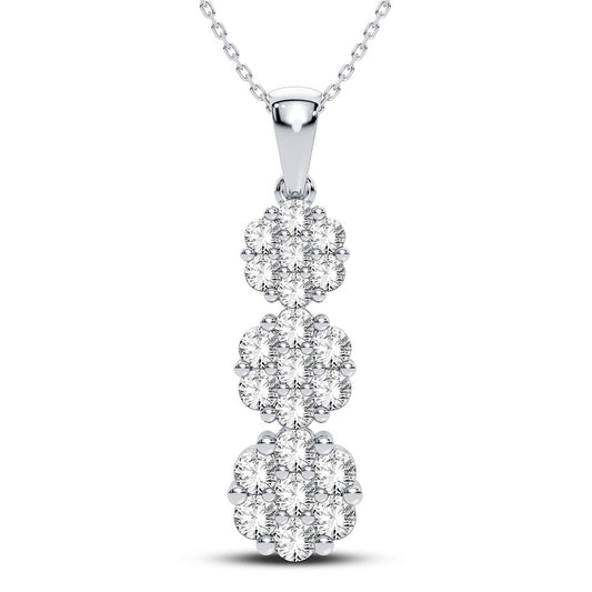 10K 1.37CT Diamond Pendant