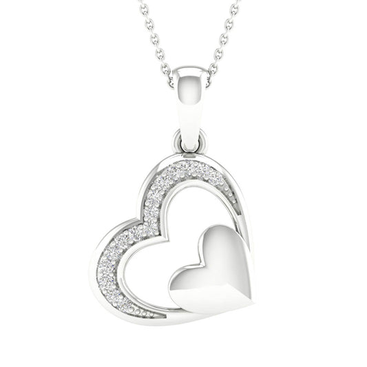 10K 0.05ct Diamond Pendant