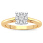 14K 0.10CT Diamond Ring