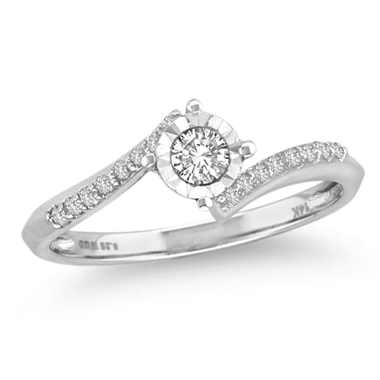 14K 0.25CT Diamond RING