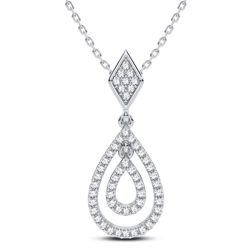 14K 0.19CT DIAMOND PENDANT