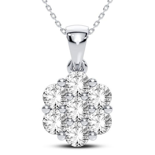 14K 1.50CT Diamond Pendant