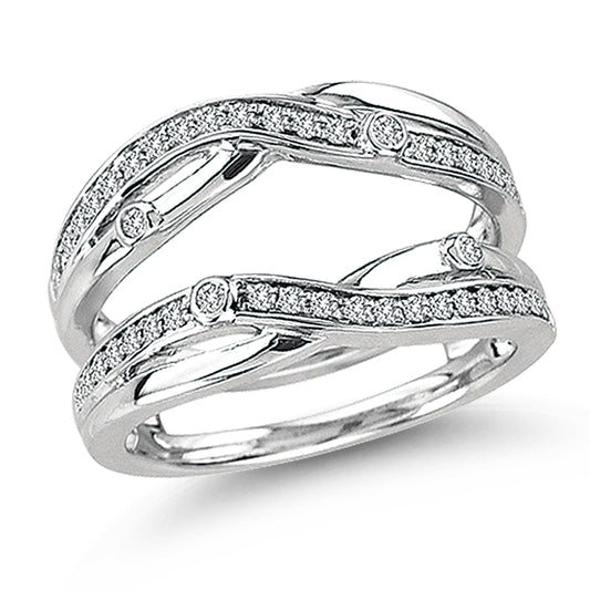 14K  0.33CT  Diamond  RING GUARD.