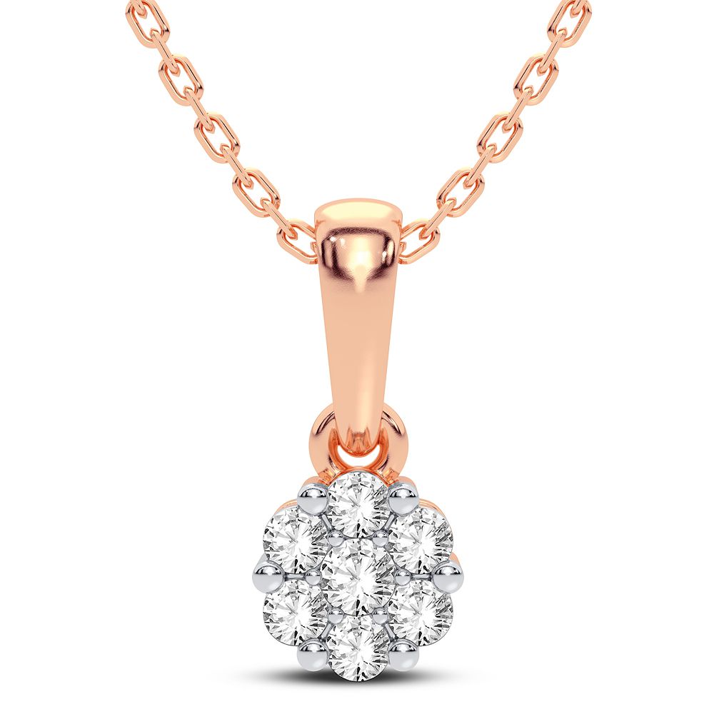 14K 0.15CT Diamond Pendant