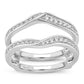 14K  0.25CT  DIAMOND  RING GUARD.