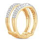 14K  1.00CT  DIAMOND  RING GUARD