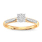 14K 0.15CT Diamond Ring