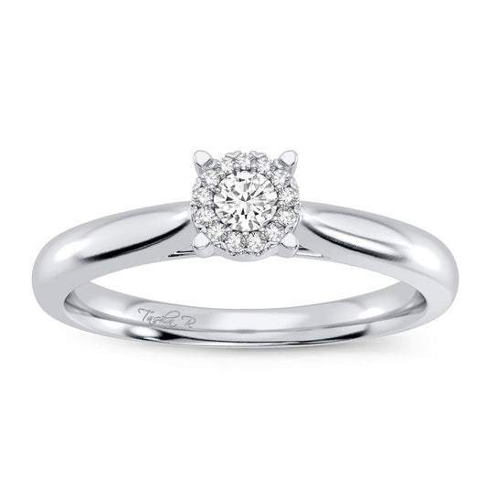 14K 0.10CT Diamond Ring