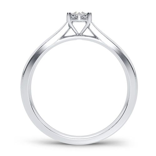 14K 0.10CT Diamond Ring