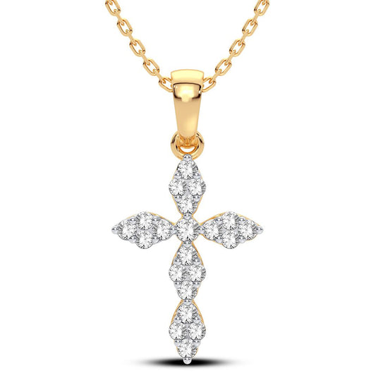 14K 0.25CT Diamond Pendant