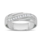 14K 0.11CT Diamond Band