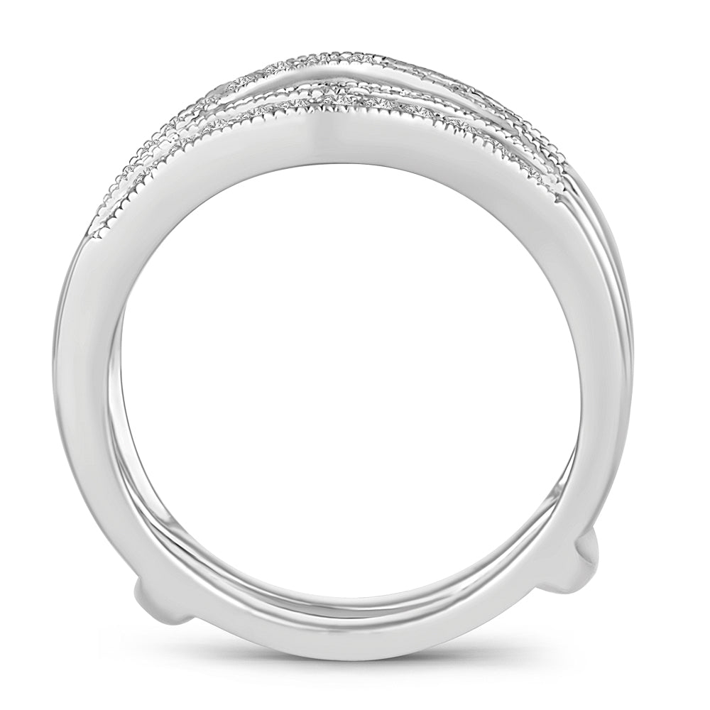 14K 0.50CT Diamond RING  GUARD.