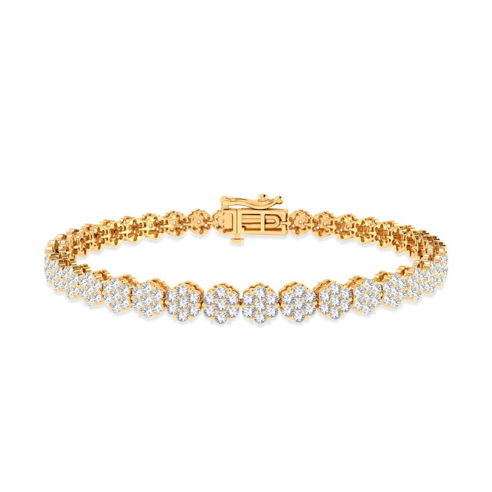 14K 3.00ct Diamond Bracelet