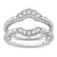 14K 0.50CT Diamond RING GUARD