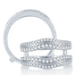 14K 0.76CT Diamond RING GUARD