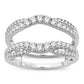 14K 0.63CT Diamond RING GUARD