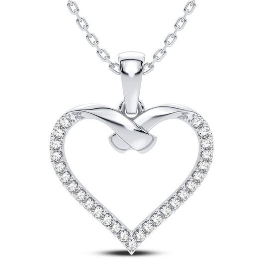 14K 0.15CT Diamond Pendant