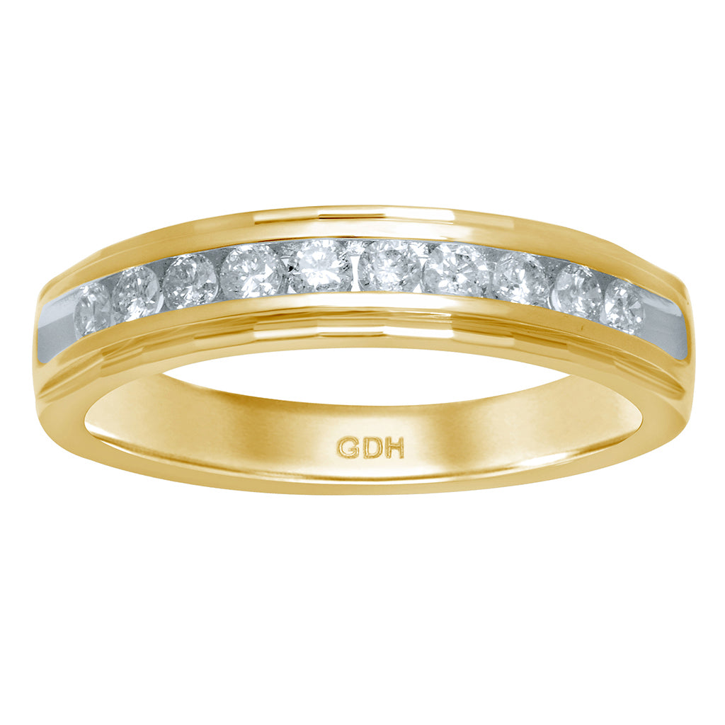 14KT 0.48-0.55 CT D-MENS BAND