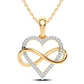 14K 0.10CT Diamond Pendant