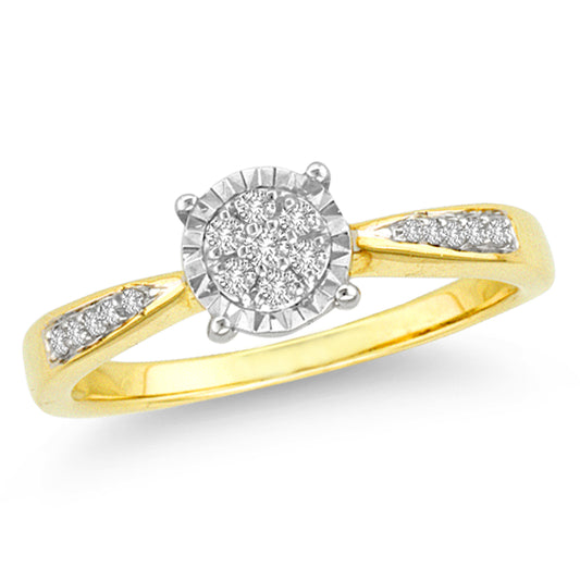 14K 0.15CT Diamond RING