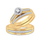 14K 0.50ct Diamond Trio Set