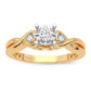 14K 0.19CT Diamond Ring