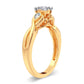 14K 0.19CT Diamond Ring