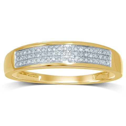 10KT 0.13-0.16CT D-MENS BAND