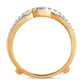 14K  0.63CT Diamond RING GUARD