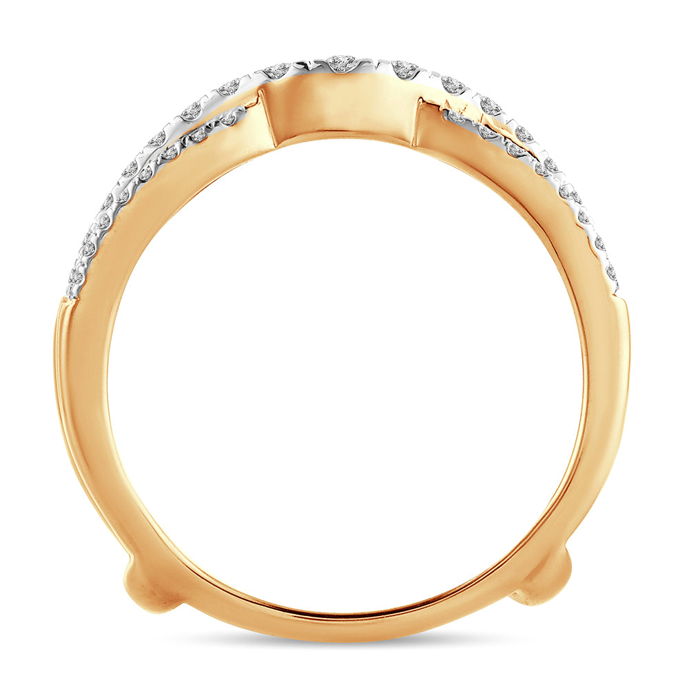 14K  0.63CT Diamond RING GUARD