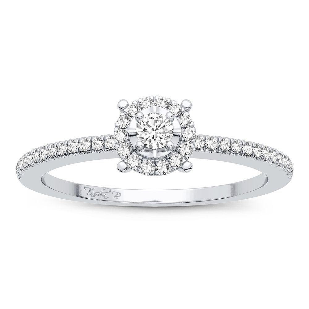 10K 0.16CT Diamond Ring