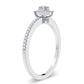 10K 0.16CT Diamond Ring