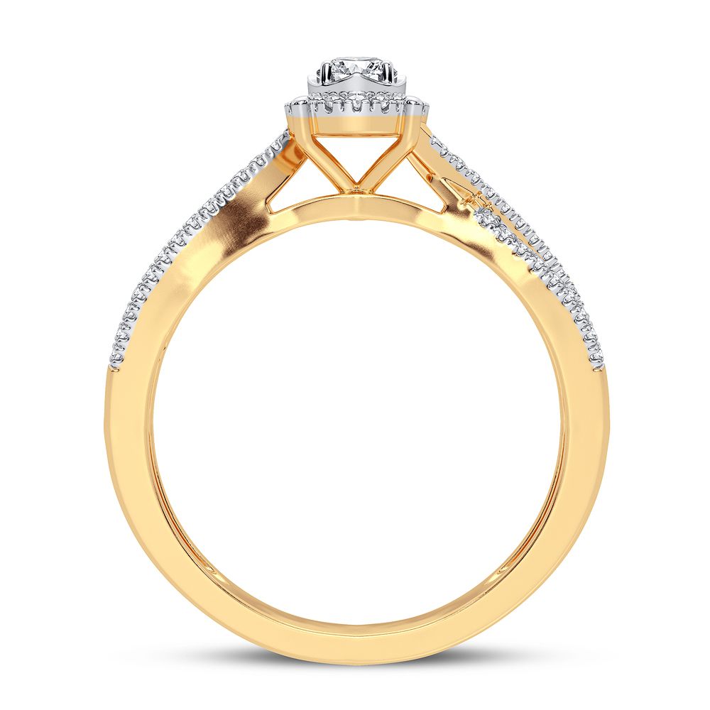 14K 0.25CT Diamond Ring