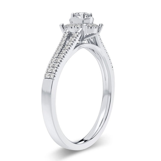 14K 0.25CT Diamond Ring