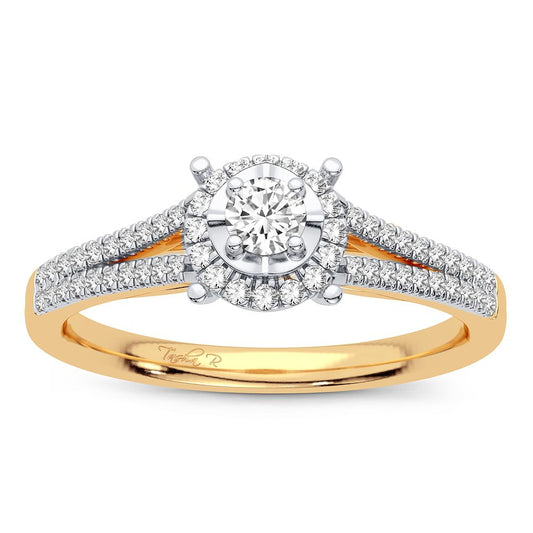 14K 0.25CT Diamond Ring