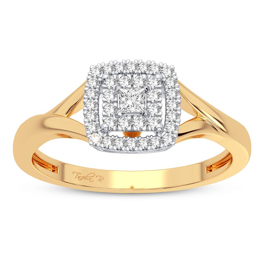 10K 0.10CT Diamond Ring