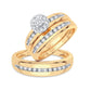 14K 0.30CT Diamond Trio Set