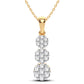 14K 0.75CT Diamond Pendant