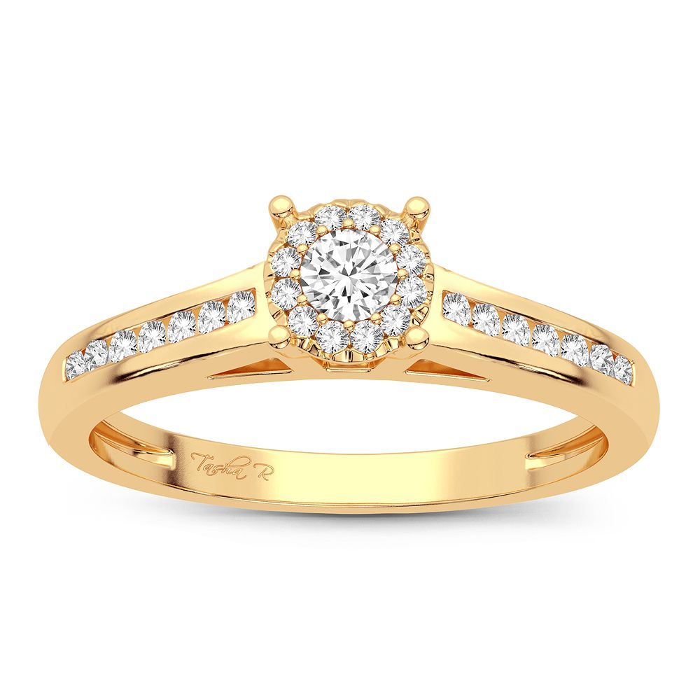 14K 0.22CT Diamond Ring