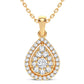 14K 0.30CT DIAMOND PENDANT