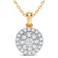 14K 0.33CT DIAMOND PENDANT