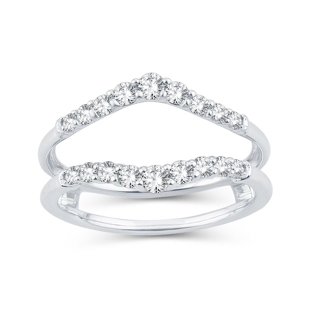 14K 0.50CT Diamond RING GUARD