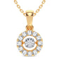 14K 0.25CT DIAMOND PENDANT