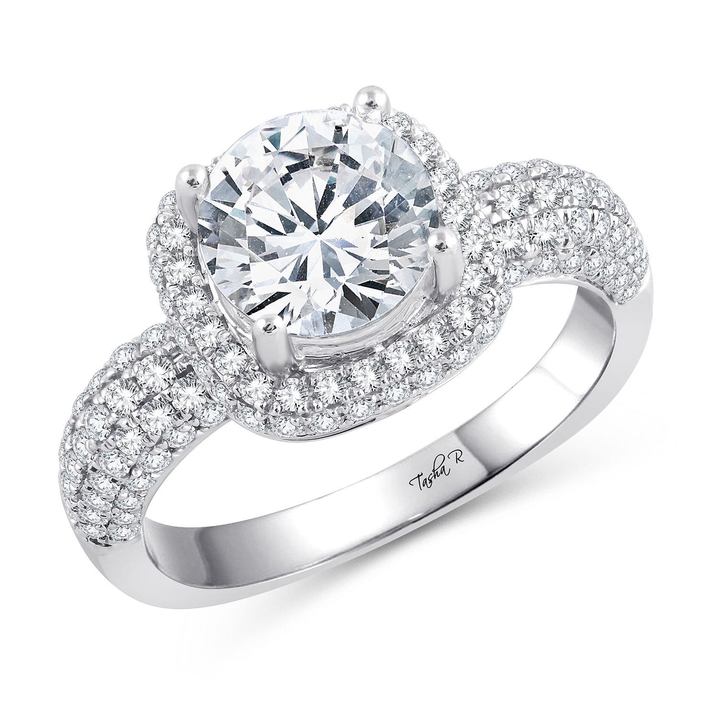 14K 0.71CT Diamond SEMI MOUNT